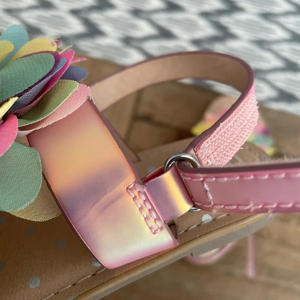 Cat & Jack: Toddler Pink and Yellow Floral Sandals